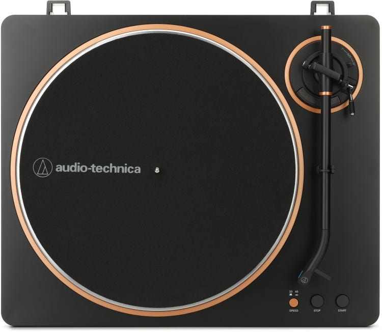Audio-Technica AT-LP70X Turntable - Black/Bronze